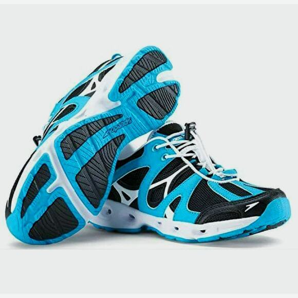 Speedo Womens Hydro Comfort 3.0 Water Shoe Sneaker Womens Sz 9 Blue Black - Picture 12 of 14